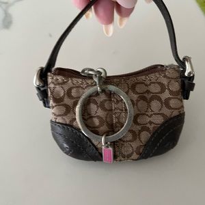 Coach Mini Purse Key Ring